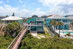All Decked Out- Beach, 3 levels of decks plus Pool Table
